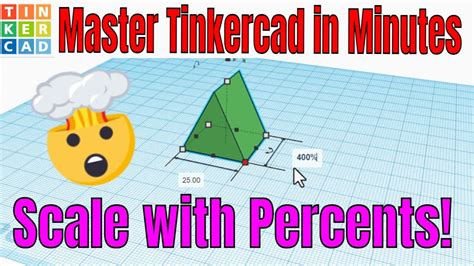 how to scale in tinkercad|Slick Scaling Tricks in Tinkercad! You can use .